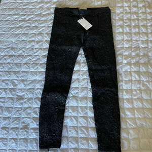 Faith Connexion black brocade legging pants